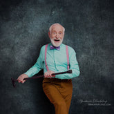 Aperturee - Black Abstract Texture Portrait Photography Backdrop