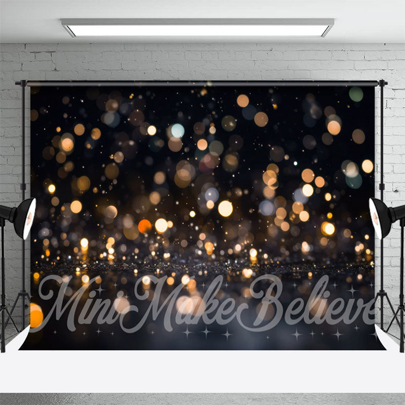 Aperturee - Black Bokeh Halo Dreamy Backdrop For Photography