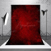 Aperturee - Black Dark Red Abstract Old Master Photo Backdrop