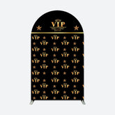 Aperturee - Black Gold Vip Arch Backdrop For Red Carpet Event
