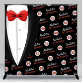 Aperturee - Black Men Suit Custom 40th Birthday Theme Backdrop