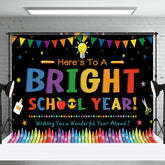 Aperturee - Black Pencil Heres To A Bright School Year Backdrop