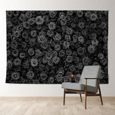 Aperturee - Black Rose Simple Special Valentines Day Backdrop
