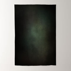 Aperturee - Black With Light Green Foggy Photography Backdrop