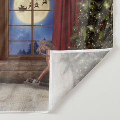 Aperturee - Blanket Tree Sled Eve Wooden Christmas Backdrop