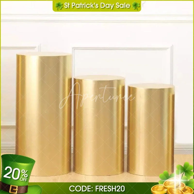 Aperturee - Bling Bling Solid Color Stretchy Spandex Cylinder Covers