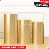 Aperturee - Bling Bling Solid Color Stretchy Spandex Cylinder Covers