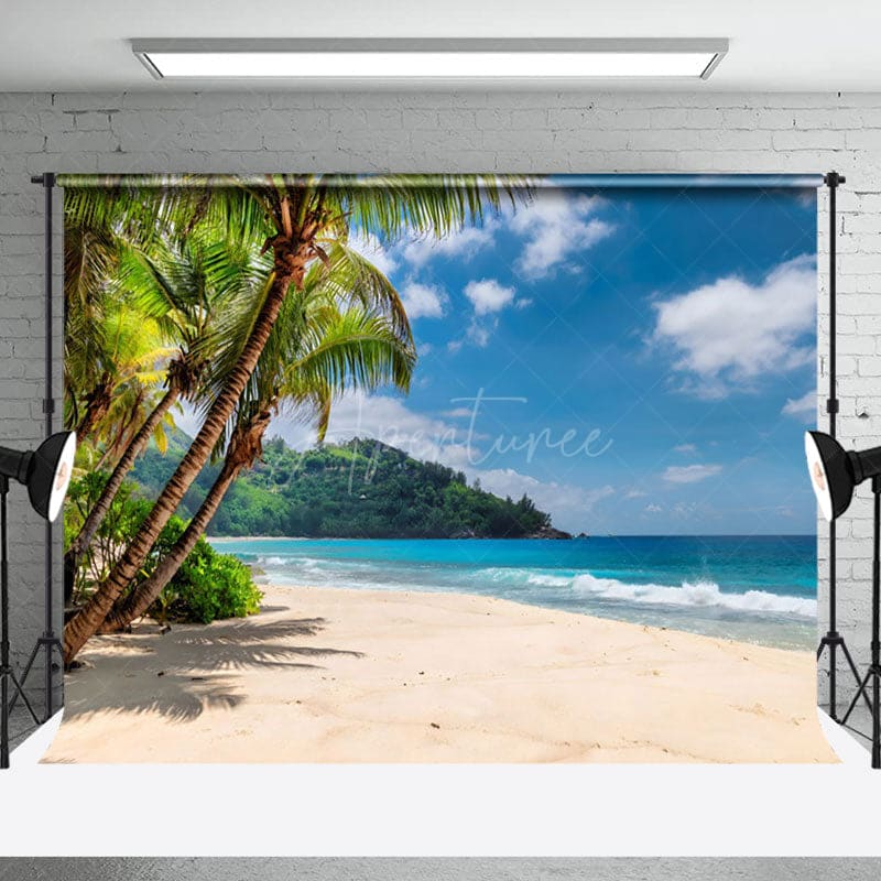 Aperturee - Blue Sea Sky Beach Holiday Hawaii Summer Backdrop