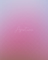 Aperturee - Blush Gradient Pink Photography Backdrop For Studio