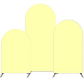 Aperturee Bright Pure Yellow Double Sided Party Arch Backdrop Kit