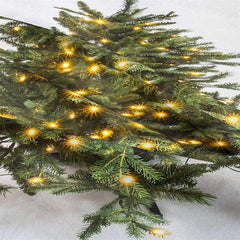 Aperturee - Bright Spark Christmas Tree Holiday Wall Tapestry