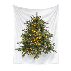 Aperturee - Bright Spark Christmas Tree Holiday Wall Tapestry