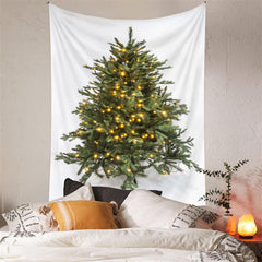Aperturee - Bright Spark Christmas Tree Holiday Wall Tapestry