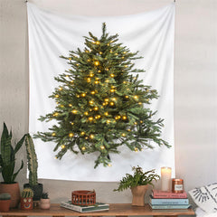 Aperturee - Bright Spark Christmas Tree Holiday Wall Tapestry