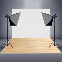 Aperturee - Burlywood Wood Texture Photography Rubber Floor Mat