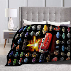 Lofaris Cartoon Car Theme Super Soft Throw Blanket for Boy