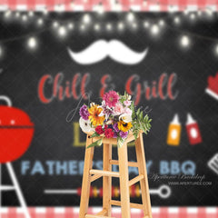 Aperturee - Chill And Grill Fathers Day Backdrop For Bbq Party