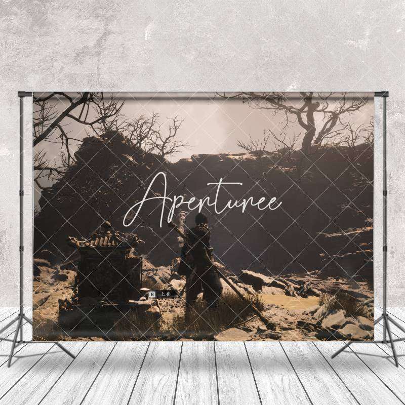 Aperturee - Chinese 3A Game Scene Photography Backdrop Photo Booth