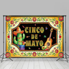 Aperturee - Cinco De Mayo Floral Mexican Childrens Day Backdrops