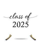 Aperturee - Circle Black White Simple Backdrop For Graduation