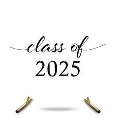 Aperturee - Circle Black White Simple Backdrop For Graduation