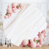 Aperturee - Circle Simple Off White Abstract Birthday Backdrop