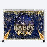 Aperturee - City Night Scene Sparkle Happy New Year Backdrop