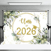 Aperturee - Class Of 2026 Leaves Boho Backdrop Photography Ideas