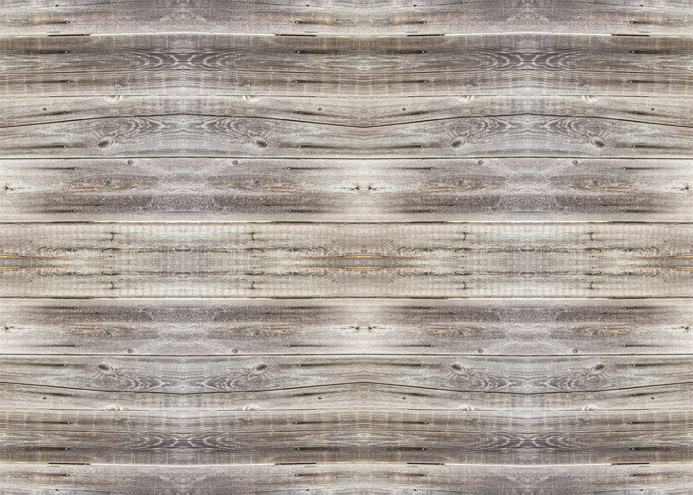 Aperturee - Classic Light Grey Texture Wood Rubber Floor Mat