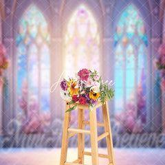 Aperturee - Colorful Fantasy Window Backdrop For Photo Booth