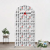 Aperturee - Colorful Sneakers Sports Theme Arch Birthday Backdrop