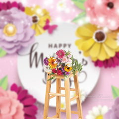 Aperturee - Colorful Succulents Lights Backdrop For Mothers Day