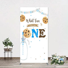 Aperturee - Cookie Milk It Is To Be One Birthday Arch Backdrop