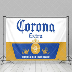 Aperturee - Corona Extra Logo Imported Beer From Mexico Backdrop