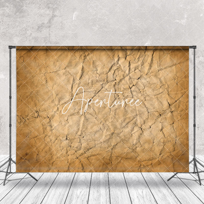 Aperturee - Cracked Uneven Earth Color Texture Photo Backdrop