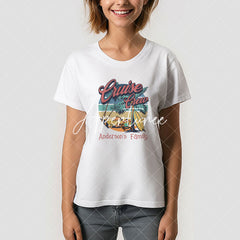 Aperturee - Cruise Crew Summer Family Reunion Sunset T-Shirt