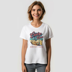 Aperturee - Cruise Crew Summer Family Reunion Sunset T-Shirt