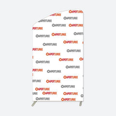 Aperturee - Custom Arch Backdrop Cover with Photo Text