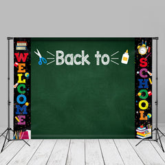 Aperturee - Custom Blackboard Back To School Backdrop For Photo
