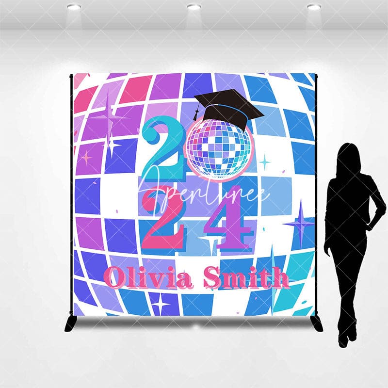 Aperturee - Custom Colored Light Ball Graduation Party Backdrop