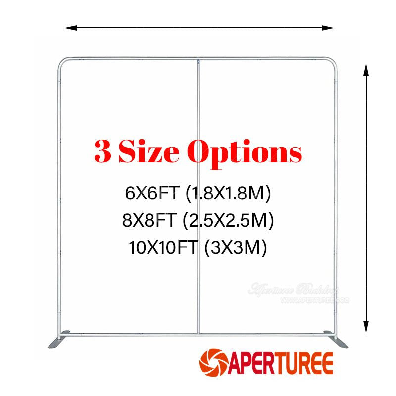 Aperturee - Custom Double-sided Photo Square Tension Backdrop