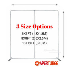 Aperturee - Custom Double-sided Photo Square Tension Backdrop