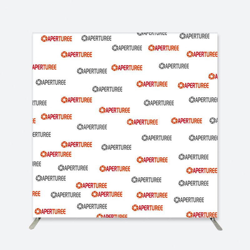 Aperturee - Custom Double-sided Photo Square Tension Backdrop