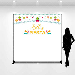 Aperturee - Custom Fiesta Birthday Photo Booth Backdrop For Lady