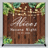 Aperturee - Custom Monstera Summer Wood Havana Night Backdrop