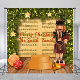 Aperturee - Custom Music Nutcracker Family Christmas Backdrop