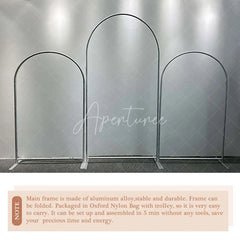 Lofaris Custom Party Arch Backdrop with Plinth Cylinder Cover
