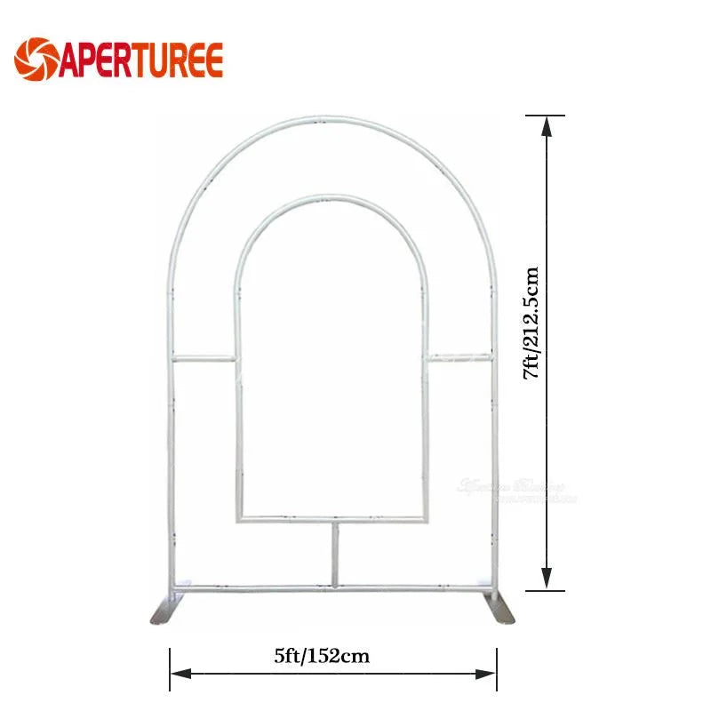 Aperturee - Custom Party Open Arch Backdrop Cover with Photo