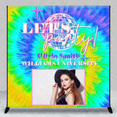 Aperturee - Custom Photo Colored Paint Graduation Party Backdrop