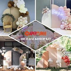 Aperturee - Custom Photos Arch Backdrop Kit for Party
